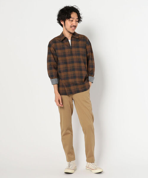 GLOSTER（グロスター）の「ドビーワンダーシェイプパンツ（スウェットパンツ・メンズ・ベージュ/ネイビー/グレー・L/XL/S/M）」の5枚目の写真