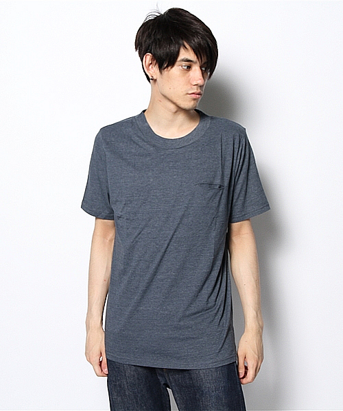 WHO'S WHO gallery(フーズフーギャラリー)の「杢天竺BIGクルーTee(Tシャツ/カットソー・メンズ・オフホワイト/ネイビー/ブラック・FREE)」の4枚目の写真