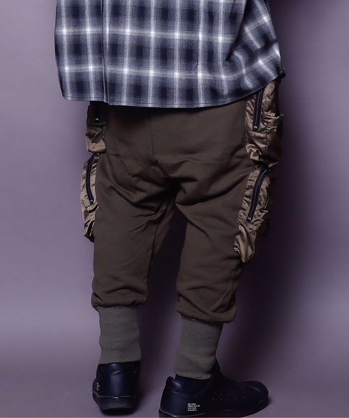 AFYF　サルエルパンツ AFYFBASICS OVERSIZENRWサルエル UTILITYカーゴ（スウェット