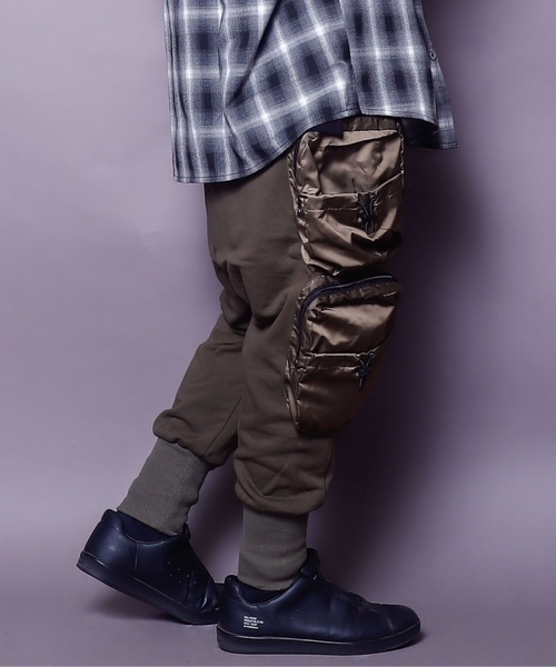 AFYF　サルエルパンツ AFYFBASICS OVERSIZENRWサルエル UTILITYカーゴ（スウェット