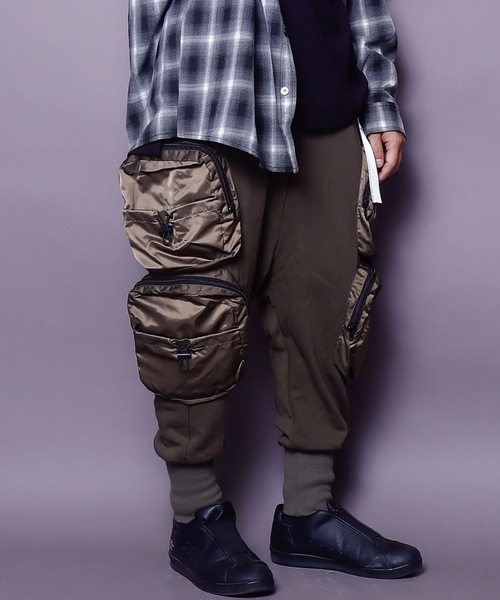AFYFBASICS OVERSIZENRWサルエル UTILITYカーゴ（スウェット
