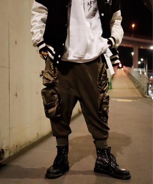 mercibeaucoup,　スウェットサルエルパンツ　size3 ブラック mercibeaucoup サルエルパンツ ブラック - メルカリ