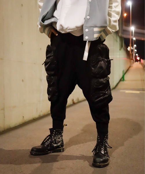 AFYFBASICS OVERSIZENRWサルエル UTILITYカーゴ（スウェット