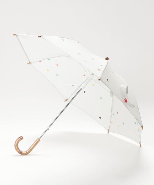 392 plusm（サンキューニプリュスエム）の「kids umbrella 45cm（長傘・キッズ・グレー/オフホワイト/ブルー/ネイビー/グリーン/イエロー/レッド/ブラック・45cm）」の4枚目の写真