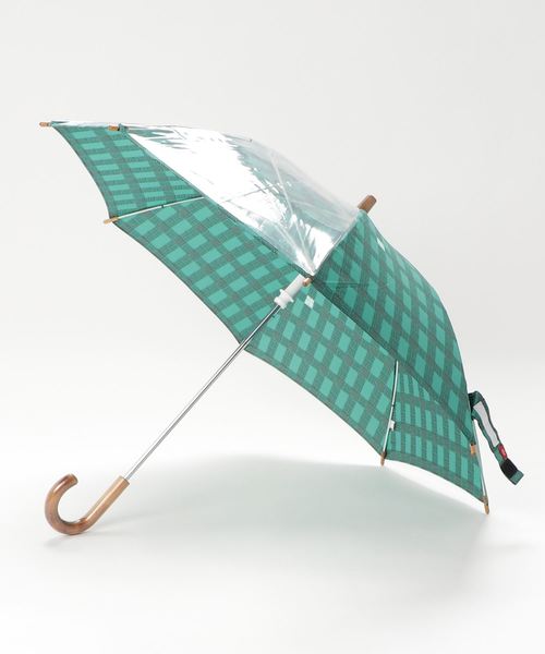 392 plusm（サンキューニプリュスエム）の「kids umbrella 45cm（長傘・キッズ・グレー/オフホワイト/ブルー/ネイビー/グリーン/イエロー/レッド/ブラック・45cm）」の5枚目の写真