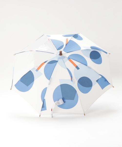 392 plusm（サンキューニプリュスエム）の「kids umbrella 45cm（長傘・キッズ・グレー/オフホワイト/ブルー/ネイビー/グリーン/イエロー/レッド/ブラック・45cm）」の10枚目の写真