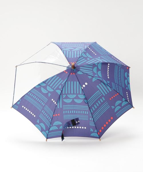 392 plusm（サンキューニプリュスエム）の「kids umbrella 45cm（長傘・キッズ・グレー/オフホワイト/ブルー/ネイビー/グリーン/イエロー/レッド/ブラック・45cm）」の14枚目の写真