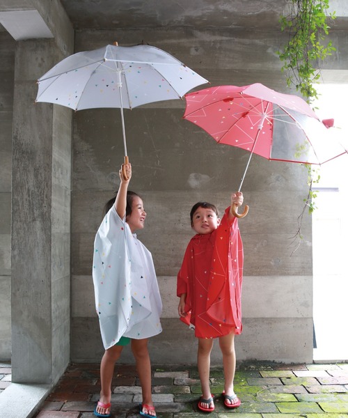 392 plusm（サンキューニプリュスエム）の「kids umbrella 45cm（長傘・キッズ・グレー/オフホワイト/ブルー/ネイビー/グリーン/イエロー/レッド/ブラック・45cm）」の17枚目の写真