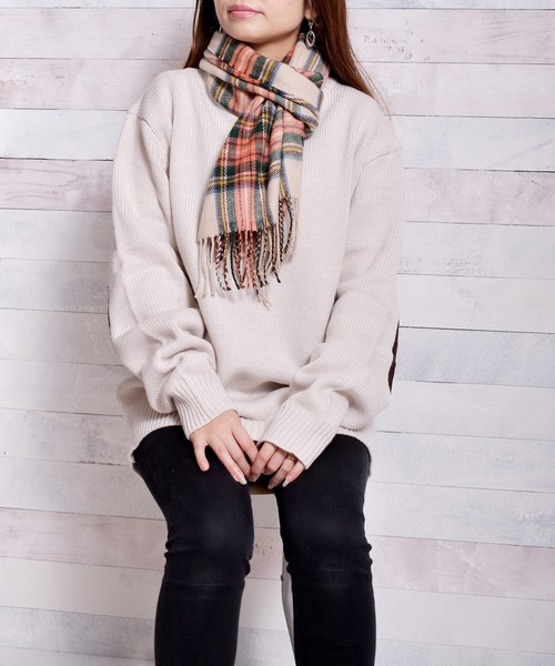 ARCHIVER（アーカイバ）の「【Gl】MADE IN  JAPAN アクリルマフラー（マフラー・レディース・ホワイト/チャコールグレー/ブラック/ベージュ/ネイビー/グレー/レッド/グリーン/クリーム/ワインレッド/ベージュ系その他/グリーン系その他/ライトベージュ/ホワイト系その他2/ホワイト系その他3/ブラック系その他2/ブラック系その他3/レッド系その他2/レッド系その他3/レッド系その他/ホワイト系その他/ブラック系その他・FREE）」の13枚目の写真