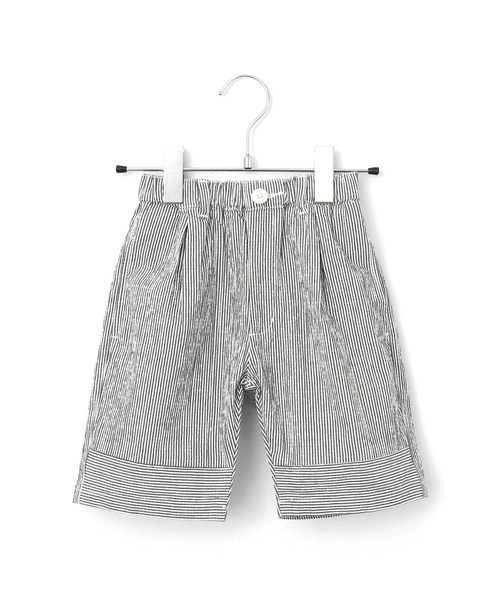 MAKE YOUR DAY（メイクユアデイ）の「【リンクコーデ】シアサッカーパンツ■80～140cm（その他パンツ・キッズ・ネイビー/ブラック/ベージュ・120/90/80/130/110/100/140）」の2枚目の写真