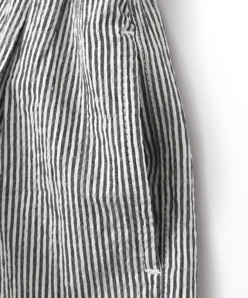 MAKE YOUR DAY（メイクユアデイ）の「【リンクコーデ】シアサッカーパンツ■80～140cm（その他パンツ・キッズ・ネイビー/ブラック/ベージュ・120/90/80/130/110/100/140）」の9枚目の写真