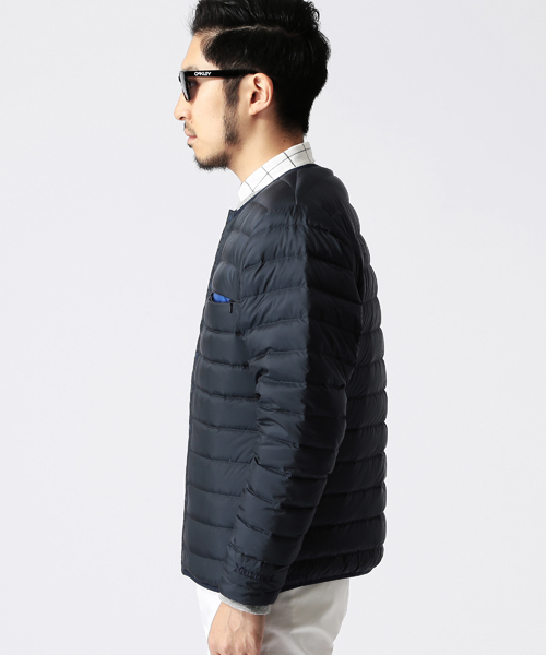 BEAMS（ビームス）の「Marmot×BEAMS / 別注 ダウンセーター（ダウンジャケット/コート・メンズ・ネイビー/ブラック・LARGE/SMALL/MEDIUM/X-LARGE）」の15枚目の写真