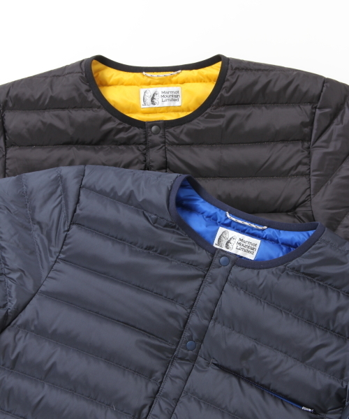 BEAMS（ビームス）の「Marmot×BEAMS / 別注 ダウンセーター（ダウンジャケット/コート・メンズ・ネイビー/ブラック・LARGE/SMALL/MEDIUM/X-LARGE）」の17枚目の写真