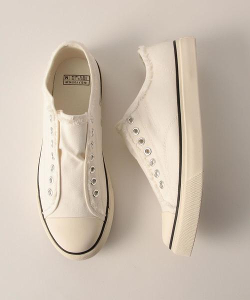 coen（コーエン）の「キャンバススリッポンスニーカー20SS(MENS)（スニーカー・メンズ・ベージュ/ホワイト/ブラック・MEDIUM/LARGE/SMALL）」の11枚目の写真