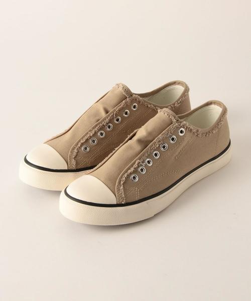 coen（コーエン）の「キャンバススリッポンスニーカー20SS(MENS)（スニーカー・メンズ・ベージュ/ホワイト/ブラック・MEDIUM/LARGE/SMALL）」の16枚目の写真