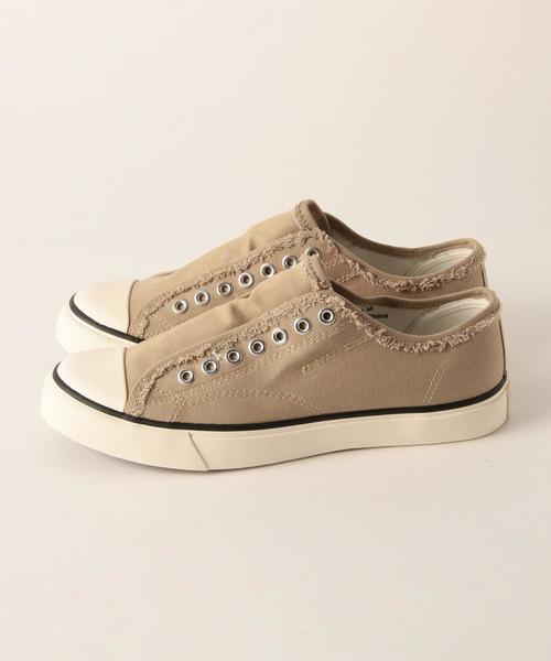 coen（コーエン）の「キャンバススリッポンスニーカー20SS(MENS)（スニーカー・メンズ・ベージュ/ホワイト/ブラック・MEDIUM/LARGE/SMALL）」の15枚目の写真