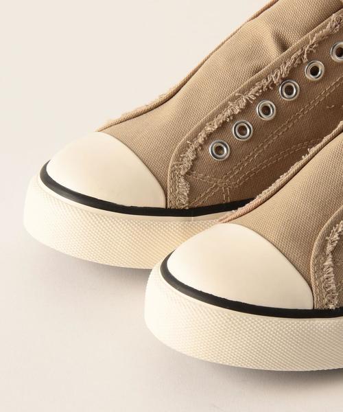 coen（コーエン）の「キャンバススリッポンスニーカー20SS(MENS)（スニーカー・メンズ・ベージュ/ホワイト/ブラック・MEDIUM/LARGE/SMALL）」の19枚目の写真