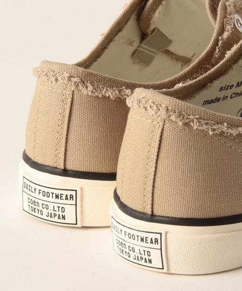 coen（コーエン）の「キャンバススリッポンスニーカー20SS(MENS)（スニーカー・メンズ・ベージュ/ホワイト/ブラック・MEDIUM/LARGE/SMALL）」の20枚目の写真