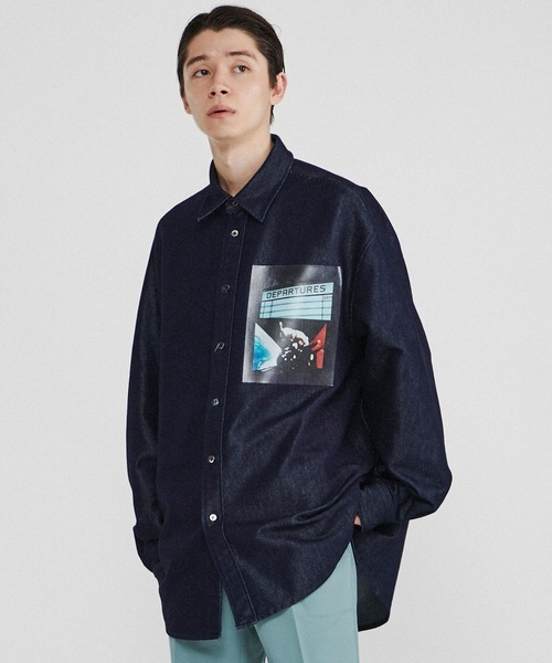 Name.（ネーム）の「【Name.】シャイニーデニムオーバーサイズシャツ/NMSH-20SS-004（シャツ/ブラウス・メンズ・ライトブルー/ブルー・SMALL/MEDIUM/LARGE）」の13枚目の写真