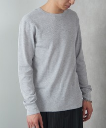 【Healthknit】クルーネックワッフル長袖パックTEEシャツ サーマル長袖パックTシャツ 602L