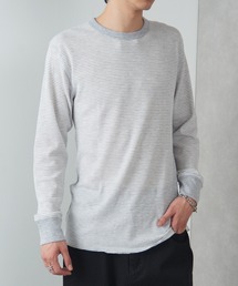 【Healthknit】クルーネックワッフル長袖パックTEEシャツ サーマル長袖パックTシャツ 602L