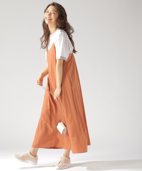 BAYFLOW(ベイフロー)の「キャミワンピース(ワンピース・レディース・ブラック/ピンク/マスタード・FREE)」の7枚目の写真