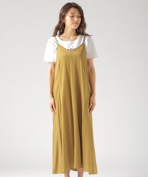 BAYFLOW(ベイフロー)の「キャミワンピース(ワンピース・レディース・ブラック/ピンク/マスタード・FREE)」の14枚目の写真