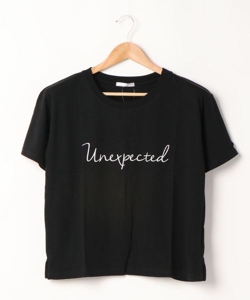 FUN.TRINITY（ファン トリニティー）の「フロントロゴＴシャツ（Tシャツ/カットソー・レディース・オフホワイト/ブラック/テラコッタ/ピンク・FREE）」の10枚目の写真