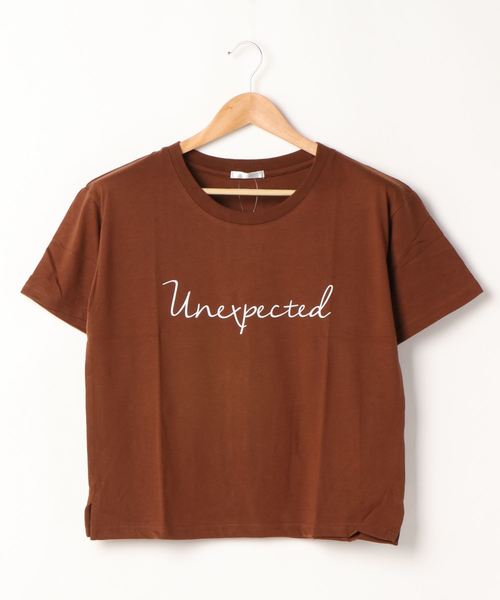 FUN.TRINITY（ファン トリニティー）の「フロントロゴＴシャツ（Tシャツ/カットソー・レディース・オフホワイト/ブラック/テラコッタ/ピンク・FREE）」の9枚目の写真