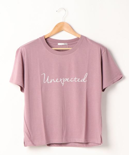 FUN.TRINITY（ファン トリニティー）の「フロントロゴＴシャツ（Tシャツ/カットソー・レディース・オフホワイト/ブラック/テラコッタ/ピンク・FREE）」の8枚目の写真