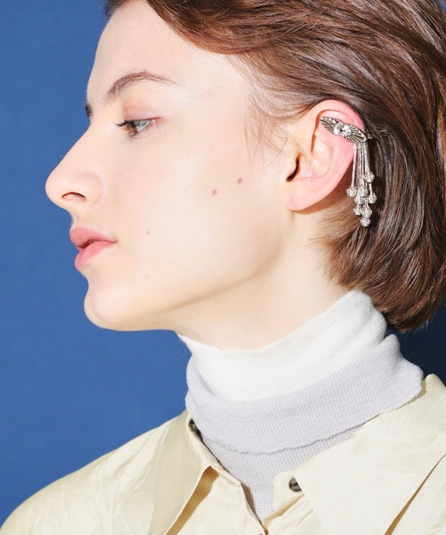 TOGA PULLA（トーガ　プルラ）の「【TOGA PULLA(トーガプルラ)】メタルモチーフイヤリング　TP02-AK271（イヤリング・レディース・レッド/シルバー・FREE）」の13枚目の写真