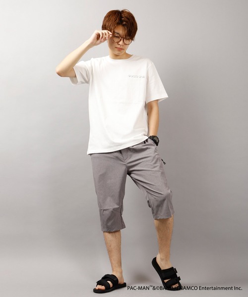 HANES（ヘインズ）の「Hanes ストレッチ ポリエステル杢 シャーリング クロップドパンツ（その他パンツ・メンズ・チャコールグレー/ネイビー/グレー/ベージュ/カーキ・LL/M/L）」の6枚目の写真