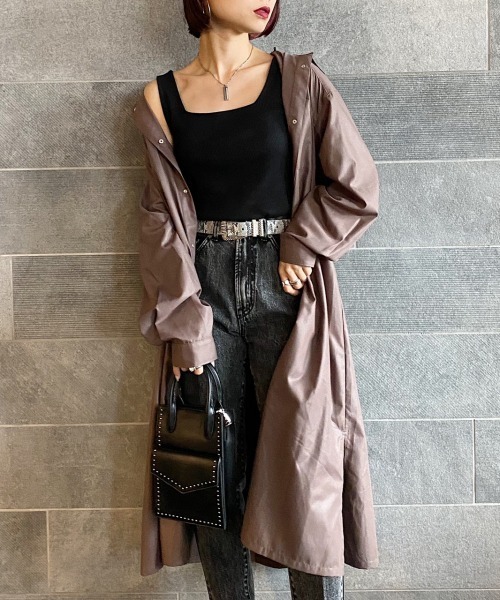 PAGEBOY（ページボーイ）の「カレンダーカコウシャツワンピース（シャツワンピース・レディース・ブラック/モカ/グレイッシュベージュ・FREE）」の3枚目の写真