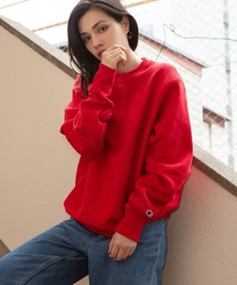 【Champion】レディース チャンピオン リバースウィーブ クルーネック スウェット 12オンス トレーナー