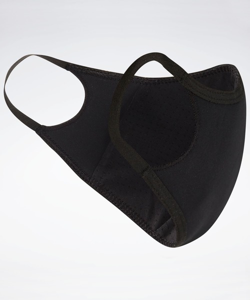 Reebok（リーボック）の「フェイス カバー 3枚組 / Face Covers 3-Pack（マスク・メンズ・ブラック・FREE）」の6枚目の写真