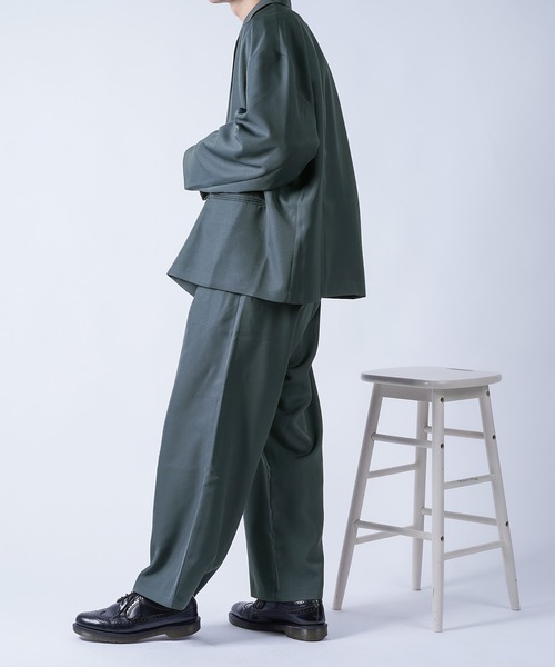 kutir(クティール)の「1タックストレートパンツ setup(その他パンツ・メンズ・チャコールグレー/ライトブルー/ブラウン・SMALL/MEDIUM/LARGE)」の10枚目の写真