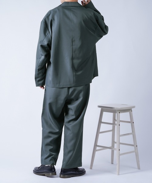 kutir(クティール)の「1タックストレートパンツ setup(その他パンツ・メンズ・チャコールグレー/ライトブルー/ブラウン・SMALL/MEDIUM/LARGE)」の6枚目の写真