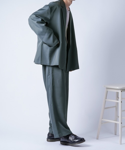 kutir(クティール)の「1タックストレートパンツ setup(その他パンツ・メンズ・チャコールグレー/ライトブルー/ブラウン・SMALL/MEDIUM/LARGE)」の8枚目の写真