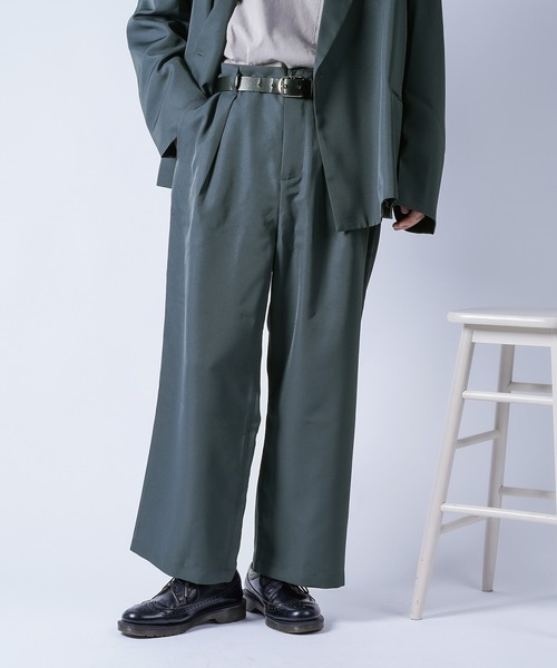 kutir(クティール)の「1タックストレートパンツ setup(その他パンツ・メンズ・チャコールグレー/ライトブルー/ブラウン・SMALL/MEDIUM/LARGE)」の11枚目の写真