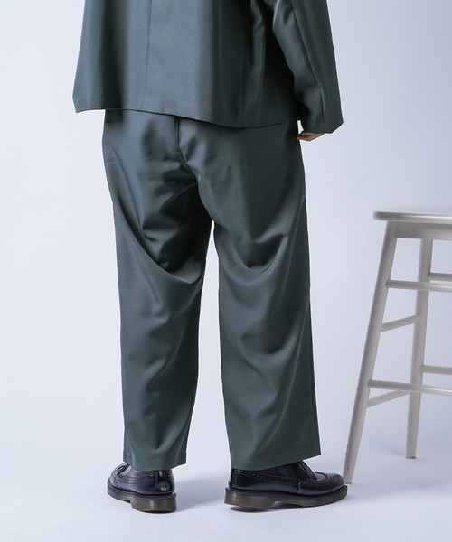 kutir(クティール)の「1タックストレートパンツ setup(その他パンツ・メンズ・チャコールグレー/ライトブルー/ブラウン・SMALL/MEDIUM/LARGE)」の12枚目の写真