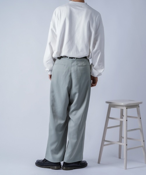 kutir(クティール)の「1タックストレートパンツ setup(その他パンツ・メンズ・チャコールグレー/ライトブルー/ブラウン・SMALL/MEDIUM/LARGE)」の20枚目の写真