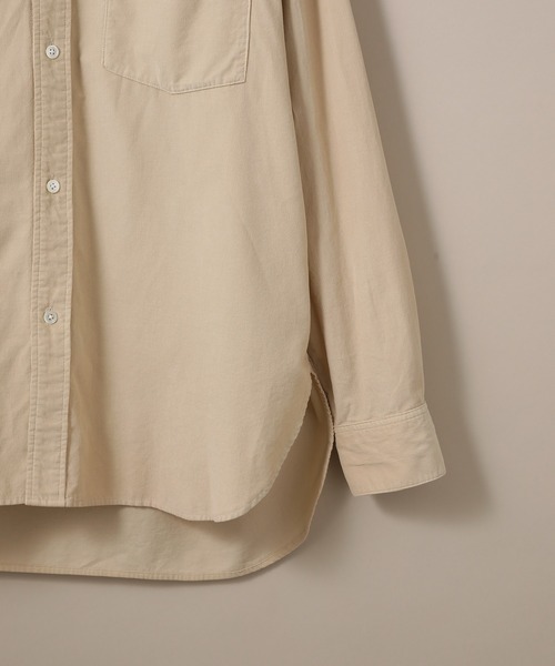 ADAM ET ROPE'(アダムエロペ)の「トルファンコール バンドカラーシャツ(シャツ/ブラウス・メンズ・ベージュ/カーキ・S/M/L)」の9枚目の写真