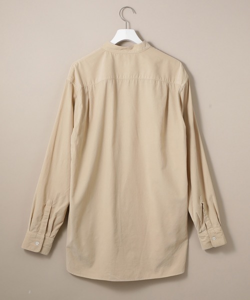 ADAM ET ROPE'(アダムエロペ)の「トルファンコール バンドカラーシャツ(シャツ/ブラウス・メンズ・ベージュ/カーキ・S/M/L)」の10枚目の写真