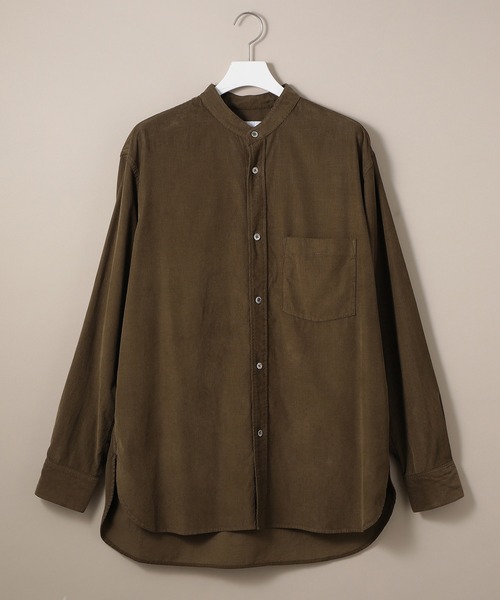 ADAM ET ROPE'(アダムエロペ)の「トルファンコール バンドカラーシャツ(シャツ/ブラウス・メンズ・ベージュ/カーキ・S/M/L)」の17枚目の写真