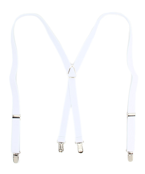 WEGO（ウィゴー）の「WEGO/無地サスペンダー（サスペンダー・レディース・ホワイト/ブラック/ダークグリーン/ネイビー/パープル/ワイン・FREE）」の2枚目の写真