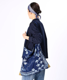【美品】45R ゴマデニム　バンダナプリントバッグ 45R（フォーティファイブアール）の「ゴマデニムのバンダナ