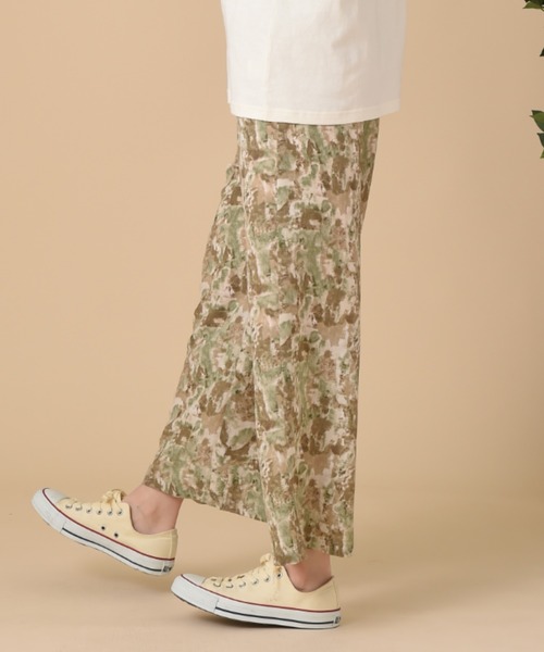 INTERPLANET（インタープラネット）の「ブラッシュプリントイージーパンツ（その他パンツ・レディース・グリーン/グレー/イエロー・FREE）」の5枚目の写真