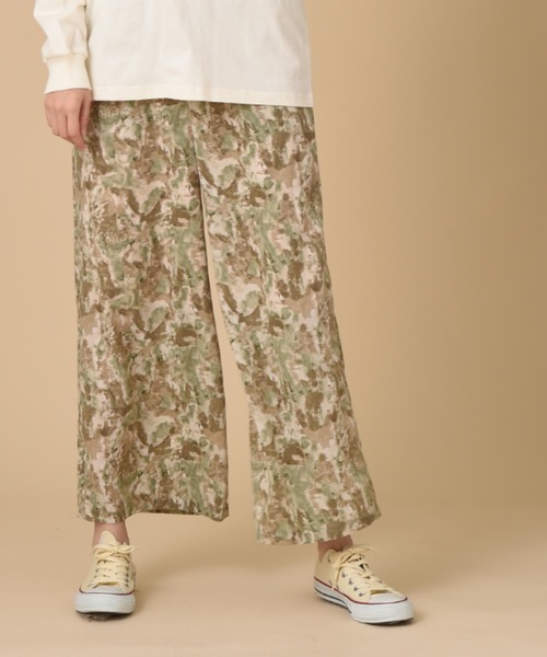 INTERPLANET（インタープラネット）の「ブラッシュプリントイージーパンツ（その他パンツ・レディース・グリーン/グレー/イエロー・FREE）」の10枚目の写真