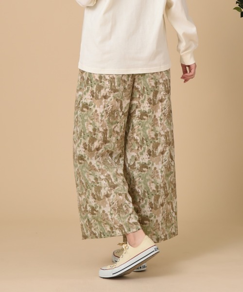 INTERPLANET（インタープラネット）の「ブラッシュプリントイージーパンツ（その他パンツ・レディース・グリーン/グレー/イエロー・FREE）」の14枚目の写真