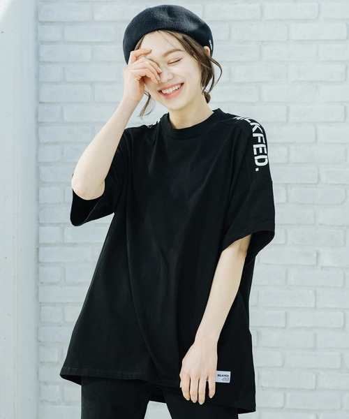 MILKFED.（ミルクフェド）の「SHOULDER LOGO TUNIC（チュニック・レディース・ベージュ/ブラック/ホワイト/ライトグレー・ONE SIZE）」の3枚目の写真